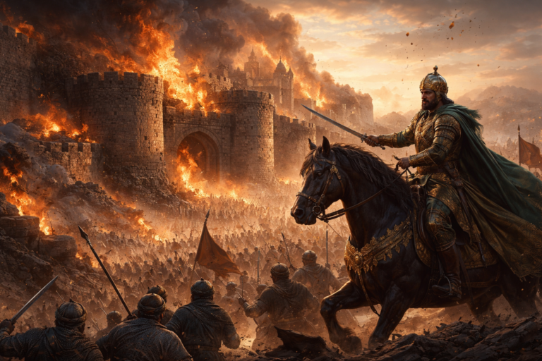 Kur kështjellat e Antiokisë u rrëzuan nën këmbët e sulltanit Bajbars i Parë